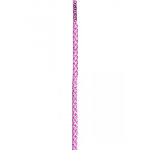 Šnúrky do topánok Tubelaces Rope Multi - sivé-ružové