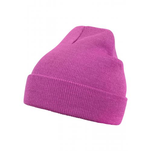 Čepice zimní MSTRDS Beanie Basic Flap - růžová