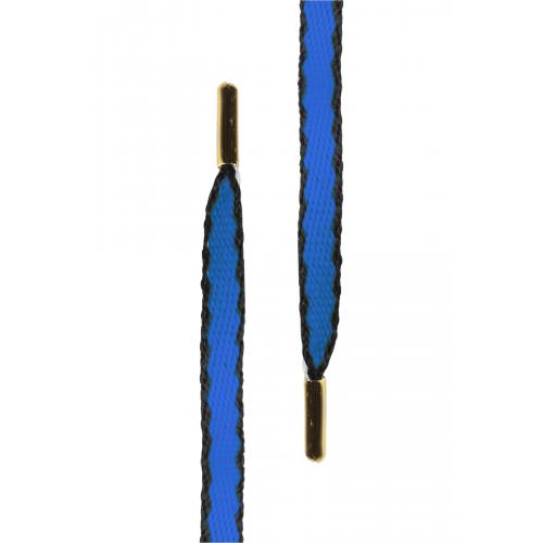 Tkaničky do bot Tubelaces Gold Rope 130 cm - modré-černé