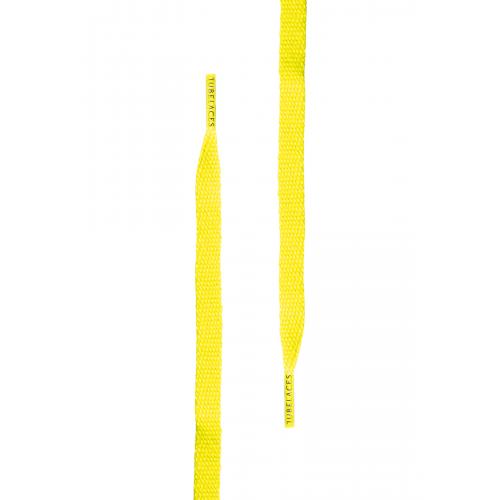 Tkaničky do bot Tubelaces Flat - žluté svítící