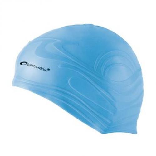 Plavecká čiapka silikónová Spokey Shoal - svetlo modrá