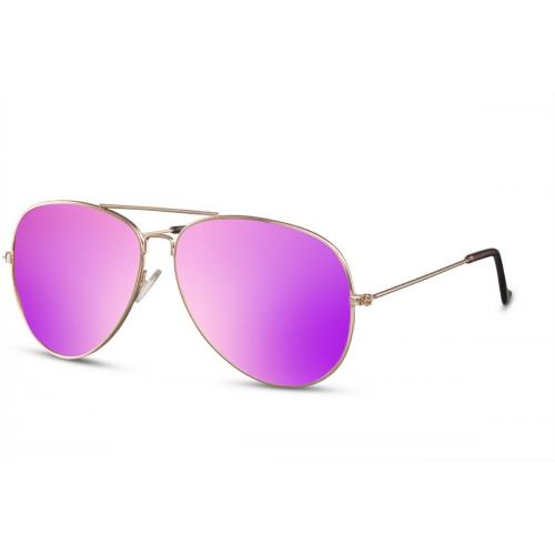 Sluneční brýle Solo Aviator Simple - fialové