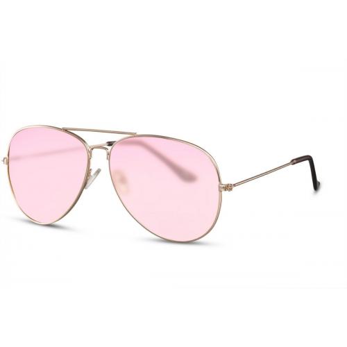 Sluneční brýle Solo Aviator C - růžové