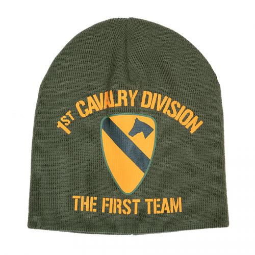 Čepice zimní Fostex Beanie 1st Cavalry Division - olivová