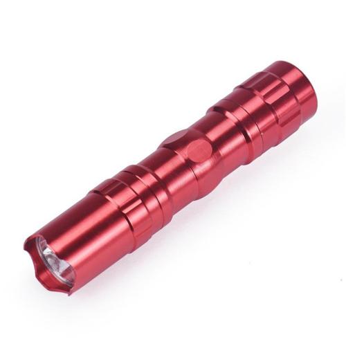 Vodotesná LED baterka 3W - červená