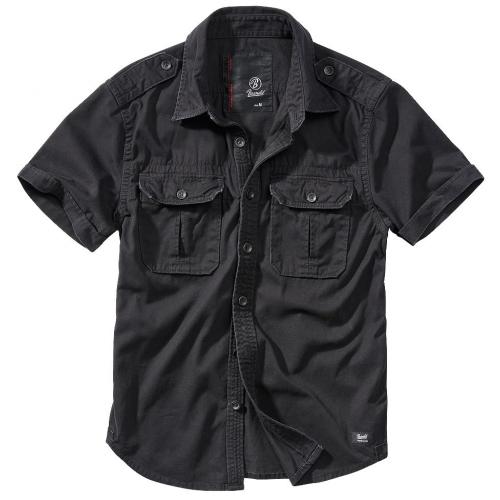 Košile Brandit Vintage Shirt 1/2 - černá