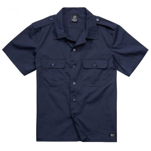 Košile Brandit US Shirt Ripstop 1/2 - navy