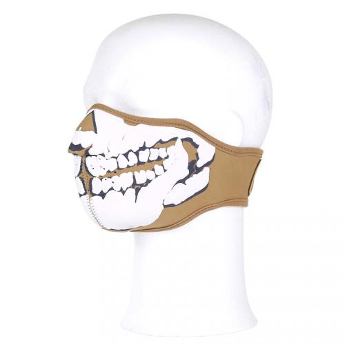 Maska 101 Inc Skull - béžová