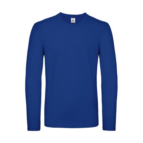 Tričko s dlhými rukávmi B&C LSL - modré