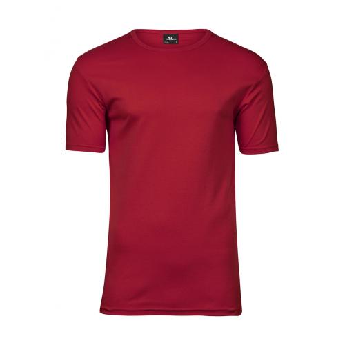 Tričko pánske Tee Jays Interlock - tmavo červené