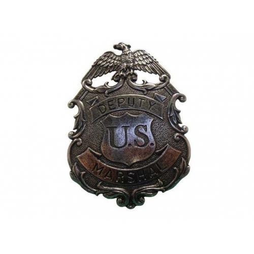 Odznak zástupcu US Marshal 8,2 cm - strieborná