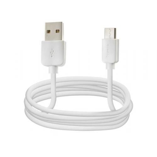 Kabel nabíjecí USB / USB-C 1 m - bílý