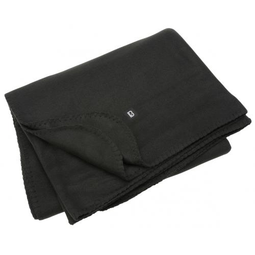 Fleecová deka Brandit 135x175 cm - čierna