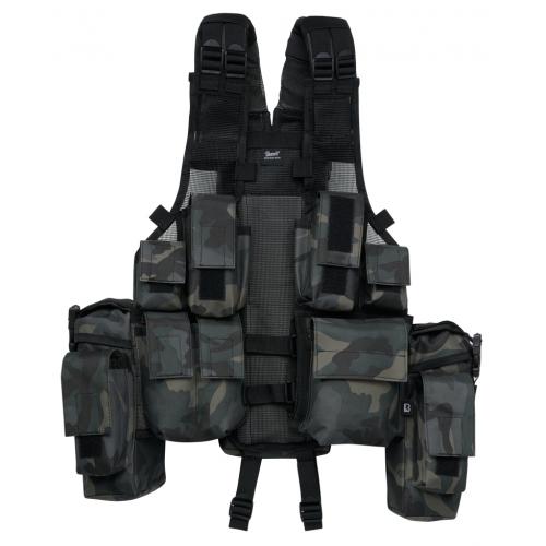 Vesta Brandit Tactical Vest - darkcamo