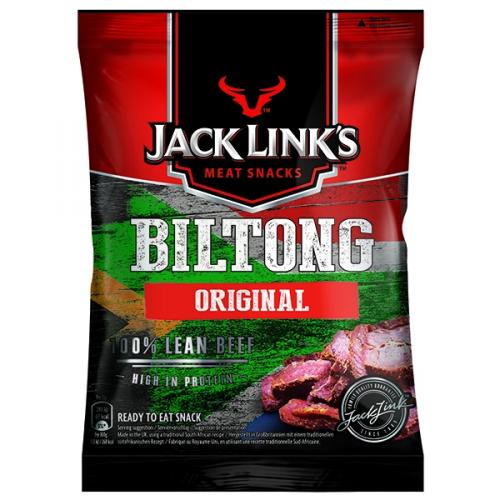 Sušené mäso Jack Links Biltong Original 25g - min. trvanlivosť do 5.12.2021