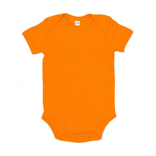 Dětské body Babybugz Organic Baby Short - oranžové