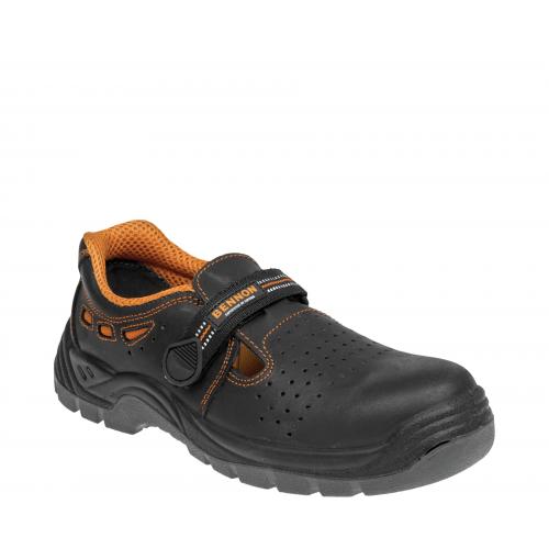 Sandále pracovní Bennon Lux S1 Non Metallic - černé