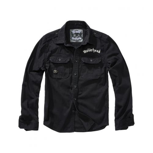 Košeľa Brandit Motörhead Vintage Shirt 1/1 - čierna