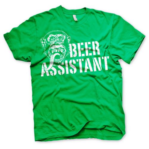 Triko Gas Monkey Garage Beer Assistant - zelené