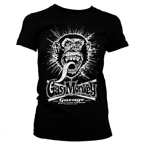 Tričko dámske Gas Monkey Garage Explosion - čierne