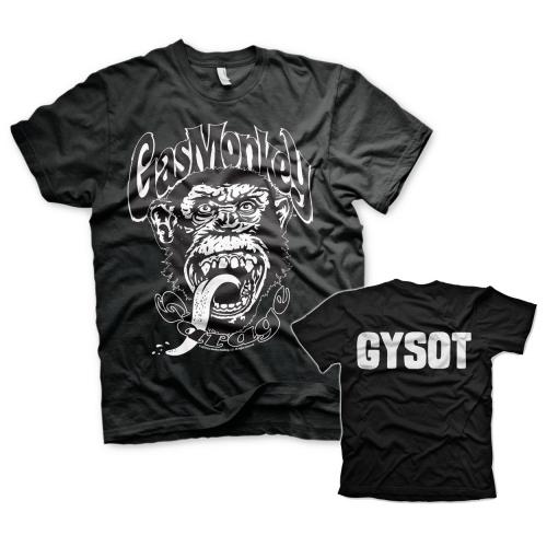 Tričko Gas Monkey Garage GYSOT - čierne