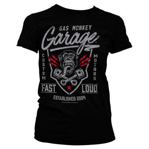 Tričko dámske Gas Monkey Garage Fastn Loud - čierne