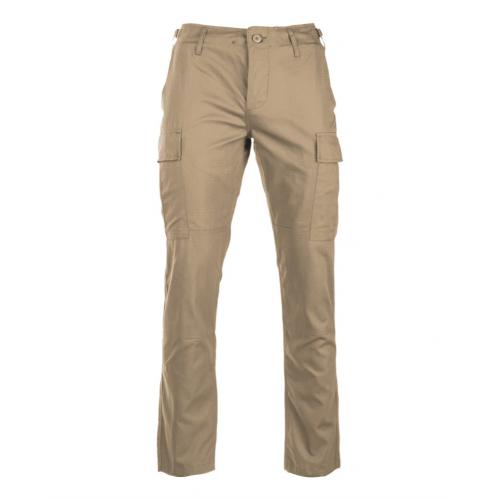 US kalhoty Mil-Tec BDU Slim Fit - khaki