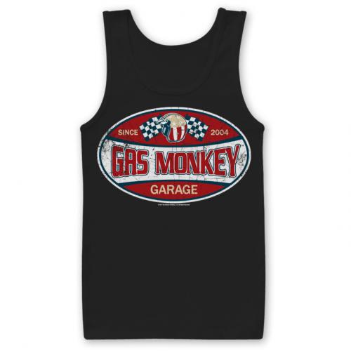 Tílko Gas Monkey Garage Since 2004 Label - černé