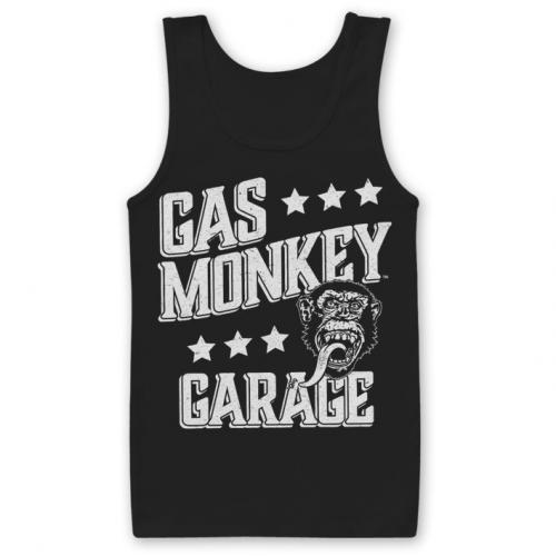 Tielko Gas Monkey Garage Monkeystars - čierne