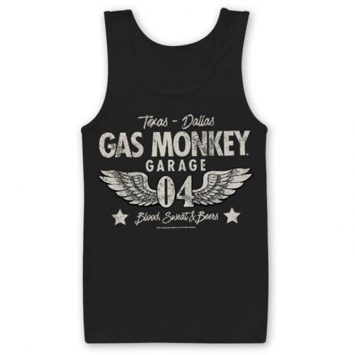 Tielko Gas Monkey Garage 04-WINGS - čierne