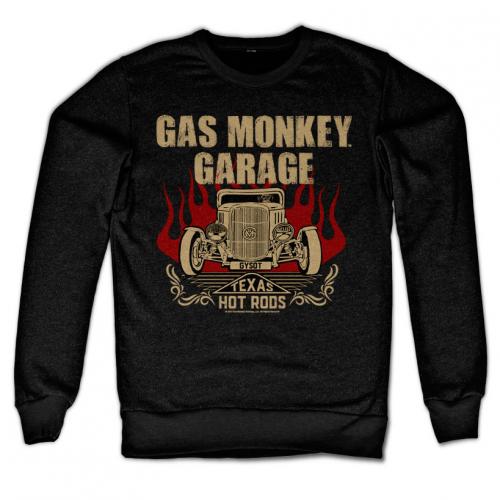 Mikina Gas Monkey Garage Speeding Monkey - čierna