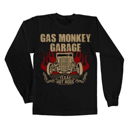 Triko dlouhý rukáv Gas Monkey Garage Speeding Monkey - černé