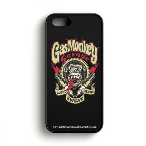 Pouzdro na mobil Gas Monkey Garage na Iphone 5 - černé
