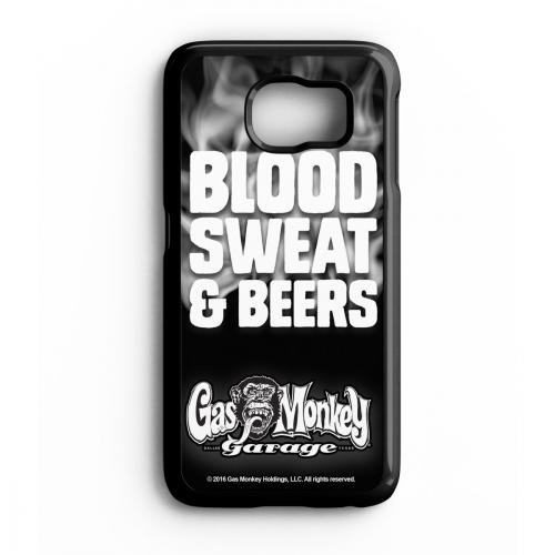 Pouzdro na mobil Gas Monkey Garage B na Samsung S7 - černé