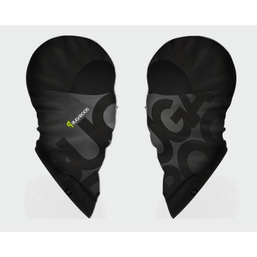 Obličejová maska Bugaboos Classic - černá-šedá