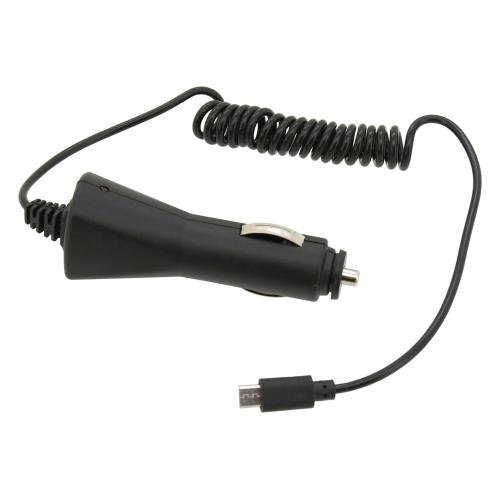 Nabíjačka telefónu 12/24V MICRO USB - čierna