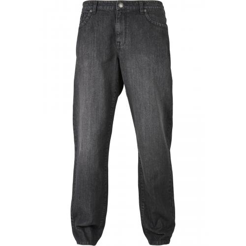 Džíny Urban Classics Loose Fit Jeans - černé