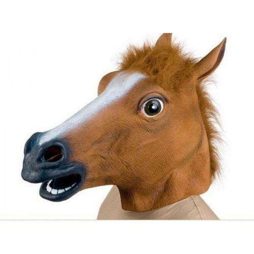 Maska koňa - hnedá