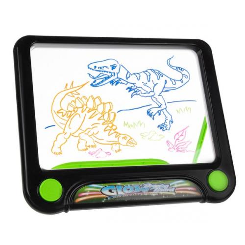 Kresliaca tabuľa Dinosaury - čierna