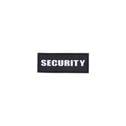 Nášivka Mil-Tec Security 8 x 3 cm - černá
