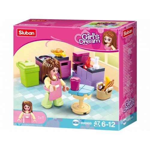 Stavebnice Sluban Girls Dream Kuchyň M38-B0800B