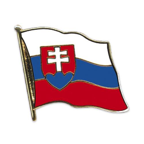 Odznak (pins) 20mm vlajka Slovensko - barevný