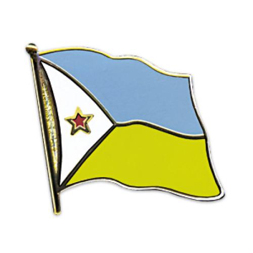 Odznak (pins) 20mm vlajka Džibutsko - barevný