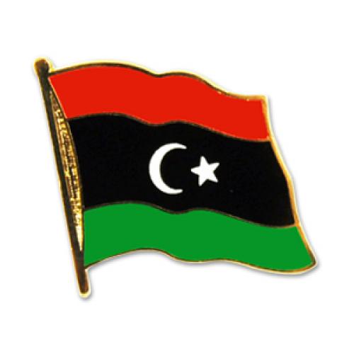 Odznak (pins) 20mm vlajka Libye - barevný