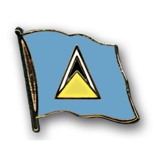 Odznak (pins) 20mm vlajka Svätá Lucia