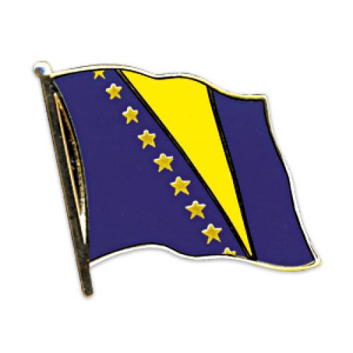 Odznak (pins) 20mm vlajka Bosna a Hercegovina