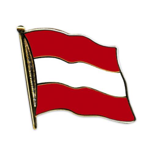 Odznak (pins) 20mm vlajka Rakousko - barevný