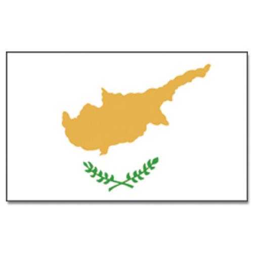 Vlajka Kypr 30 x 45 cm na tyčce