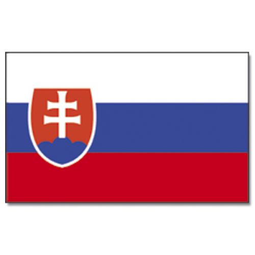Vlajka Slovensko 30 x 45 cm na tyčce