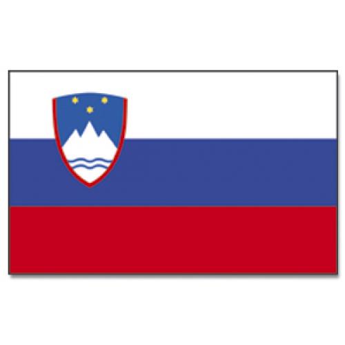 Vlajka Slovinsko 30 x 45 cm na tyčce